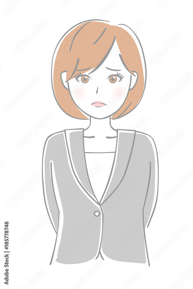 スーツ 女性 悲しい スーツ 女性 悲しい