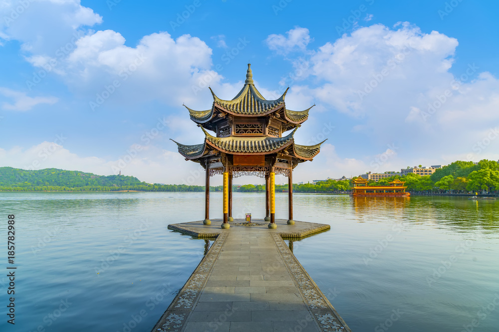 The beautiful landscape of Hangzhou, West Lake