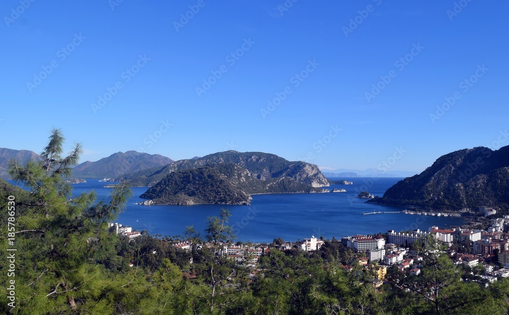 Seascape resort village of Icmeler, Marmaris and the surrounding area