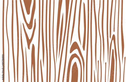 horizontal pattern  the slice of wood. the structure of the tree, saw cut. Brown Vector illustration. photo