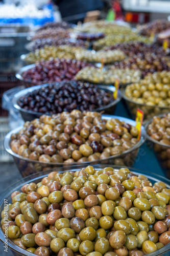different olives and on the market