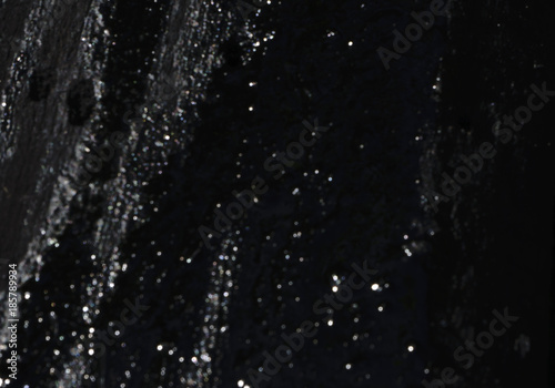 Hot resin black texture