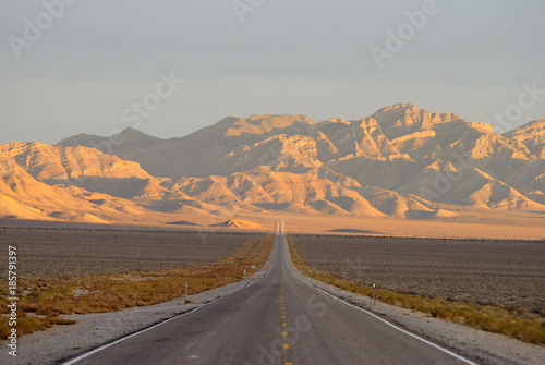 Extraterrestrial Highway in Sand Spring Valley, Nevada. photo