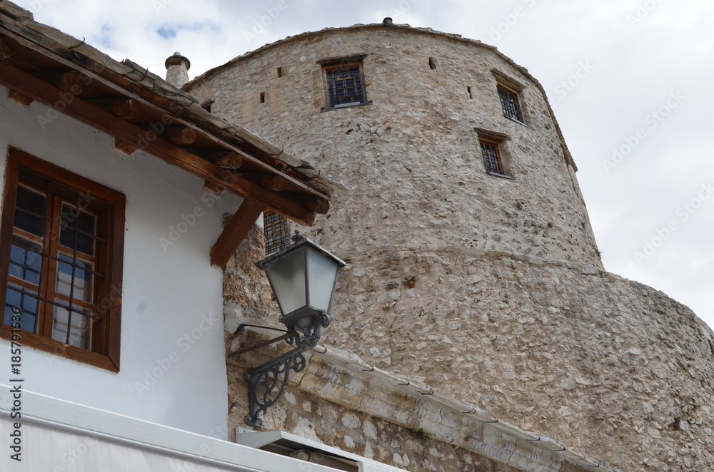 Mostar - Old House and the Fortress