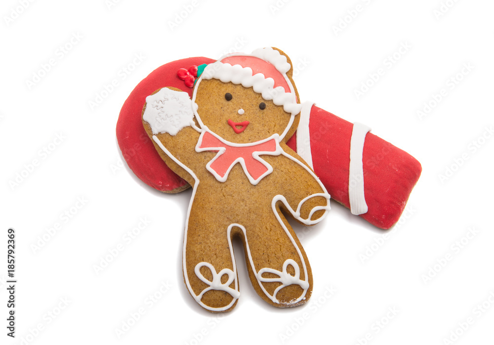 Fototapeta premium christmas cookies isolated