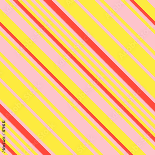 Seamless Memphis Graphic Retro Pattern with Neon Diagonal Stripes