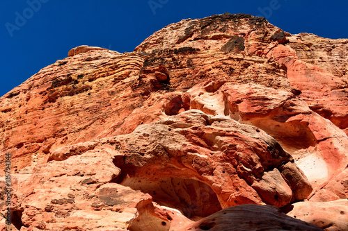 Red colored rocks of Red Rock Canyon in Nevada, USA.