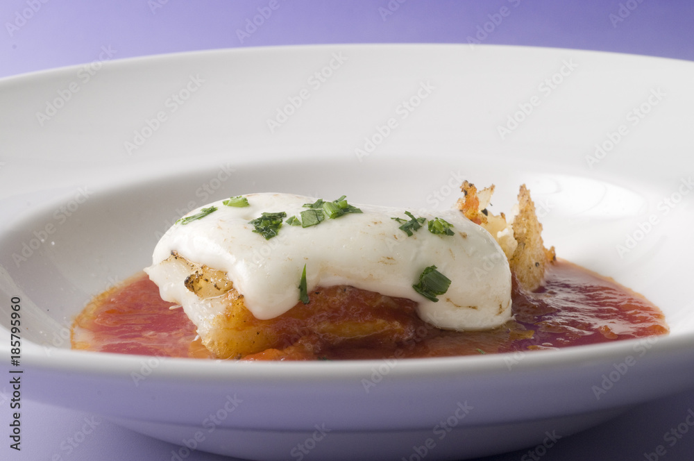 Bacalao en salsa de tomate Bacalao en salsa de tomate