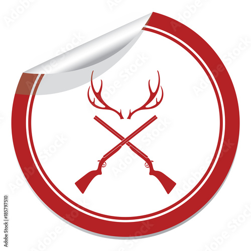 Hunting club logo icon