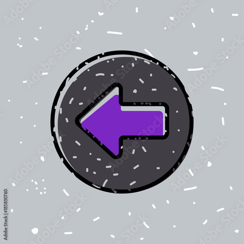 Arrow left button