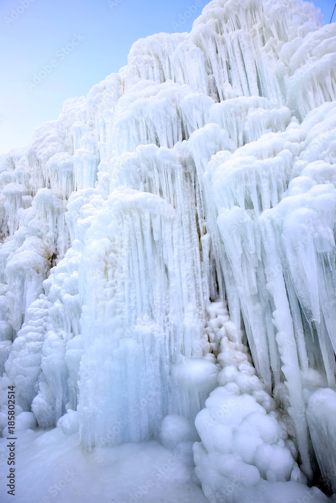 Ice waterfall