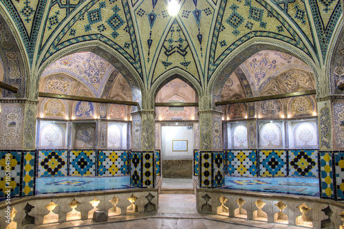 The Sultan Amir Ahmad bathhouse in Kashan, Iran.