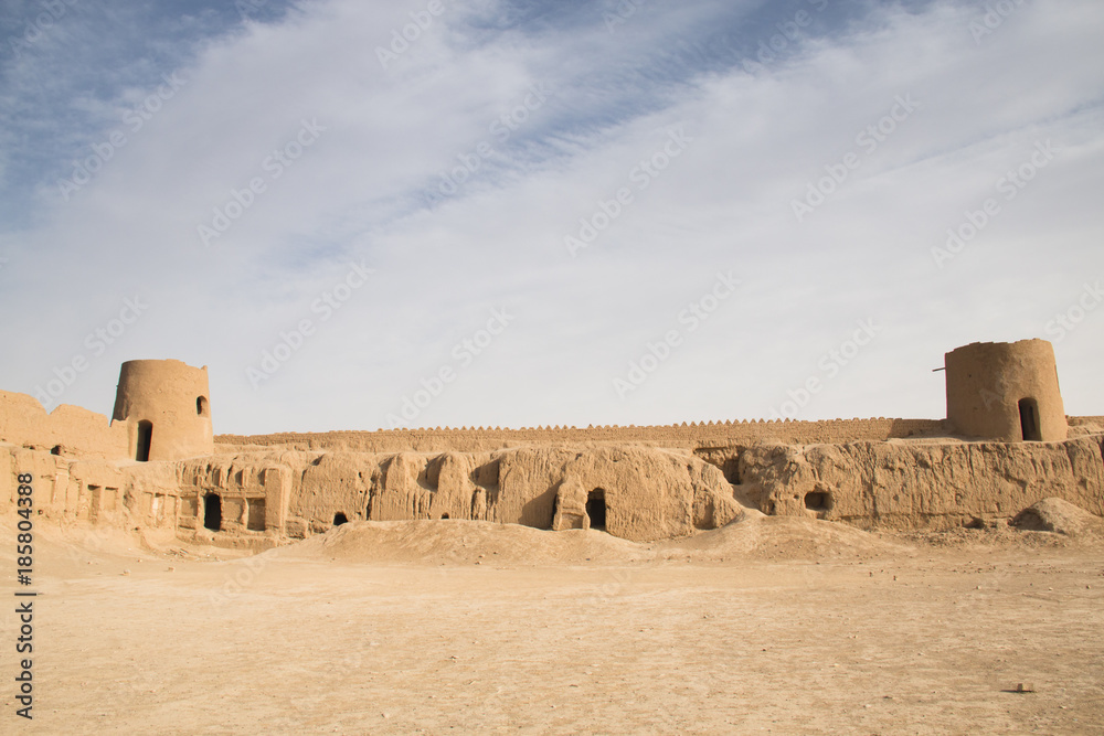 Sand castle in Kashan, Iran.