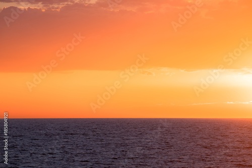 Beautiful sunset at the sea © Sved Oliver