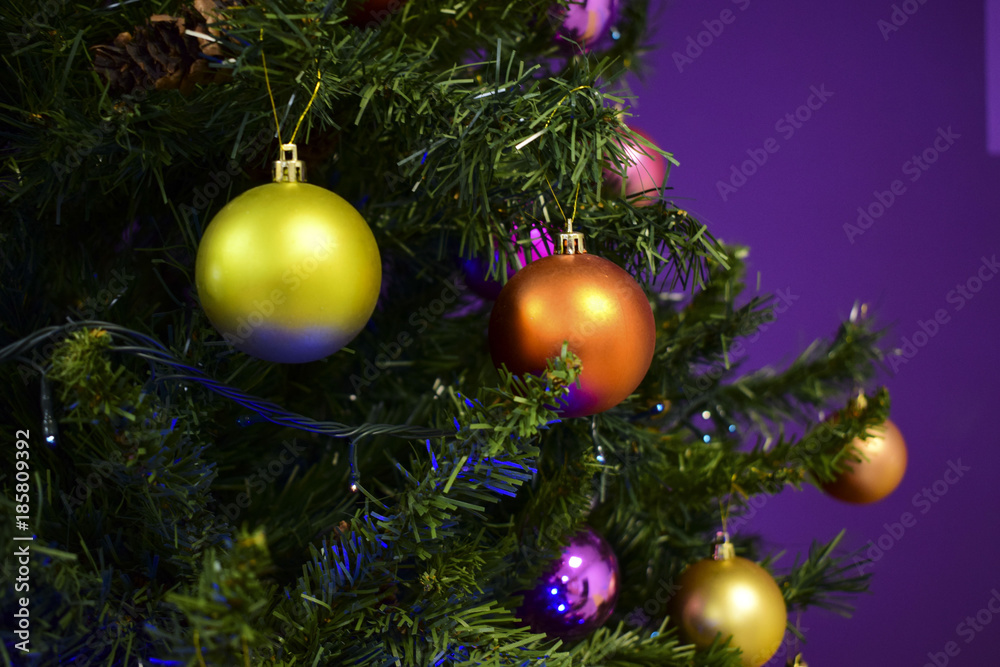 Christmas Tree With Ornaments.