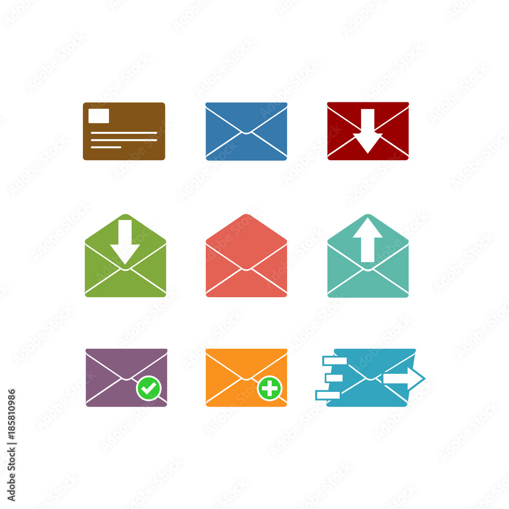 Mail icon. Illustration Mail icon. Illustration