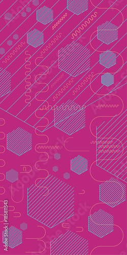 Abstract geometric purple vector background eps10