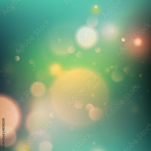 St Patricks day bokeh background. EPS 10 vector