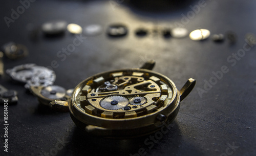 The process of repair of mechanical watches