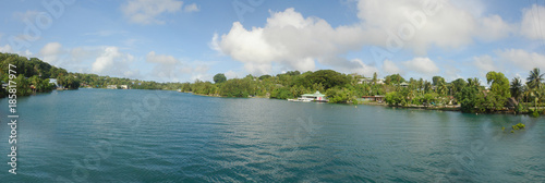 Fototapeta Naklejka Na Ścianę i Meble -  Colonia,  capital of the State of Yap, Micronesia
