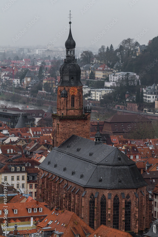 Fototapeta premium Heiliggeistkirche Heidelberg