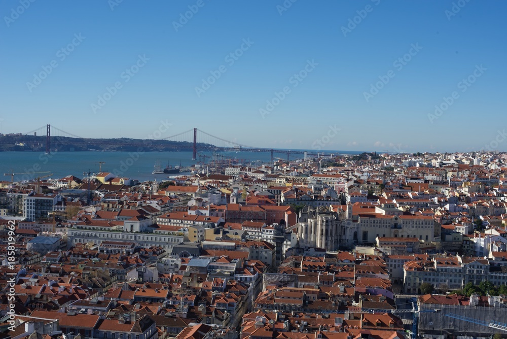 Lizbona widok z góry