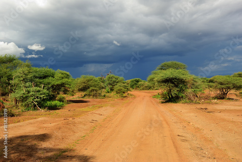 Road in Tanzania, Africa