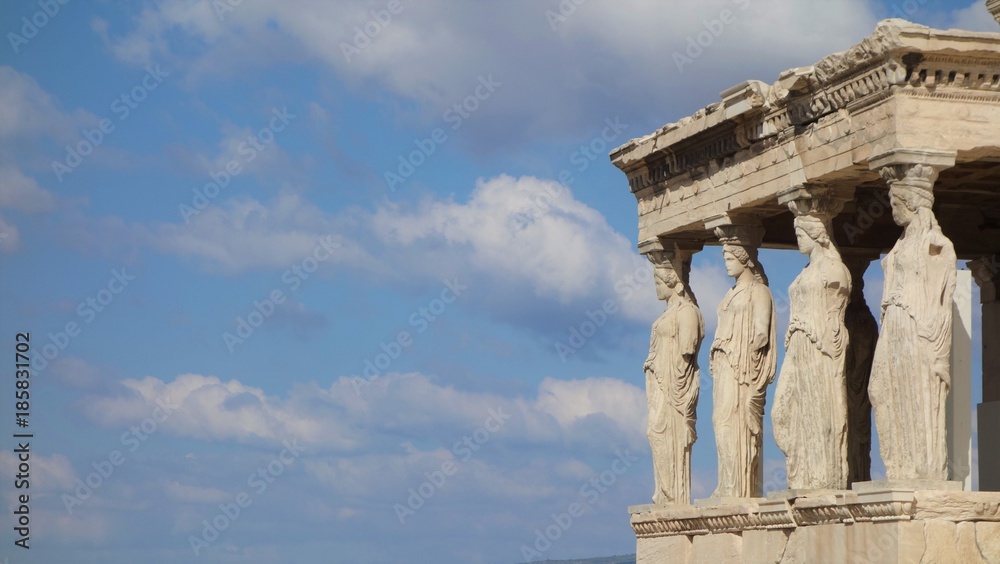Temple d'Athena sur l'Acropole d'Athène