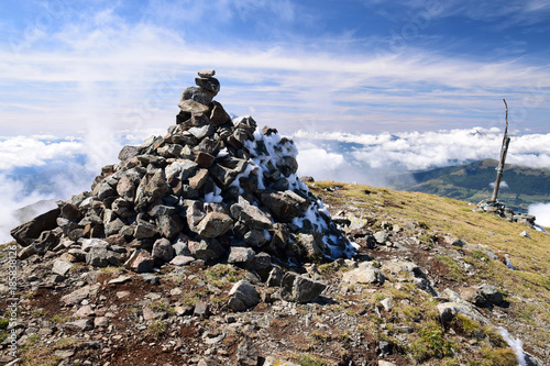 Fotografía Cairn du sommet du Tabor, alt 2389 m