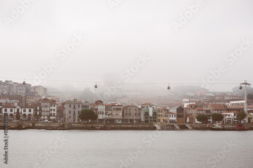 Porto old town cityscape on the Douro River © DragonFly