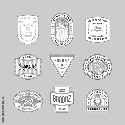 vintage logo, insignia & badges 6