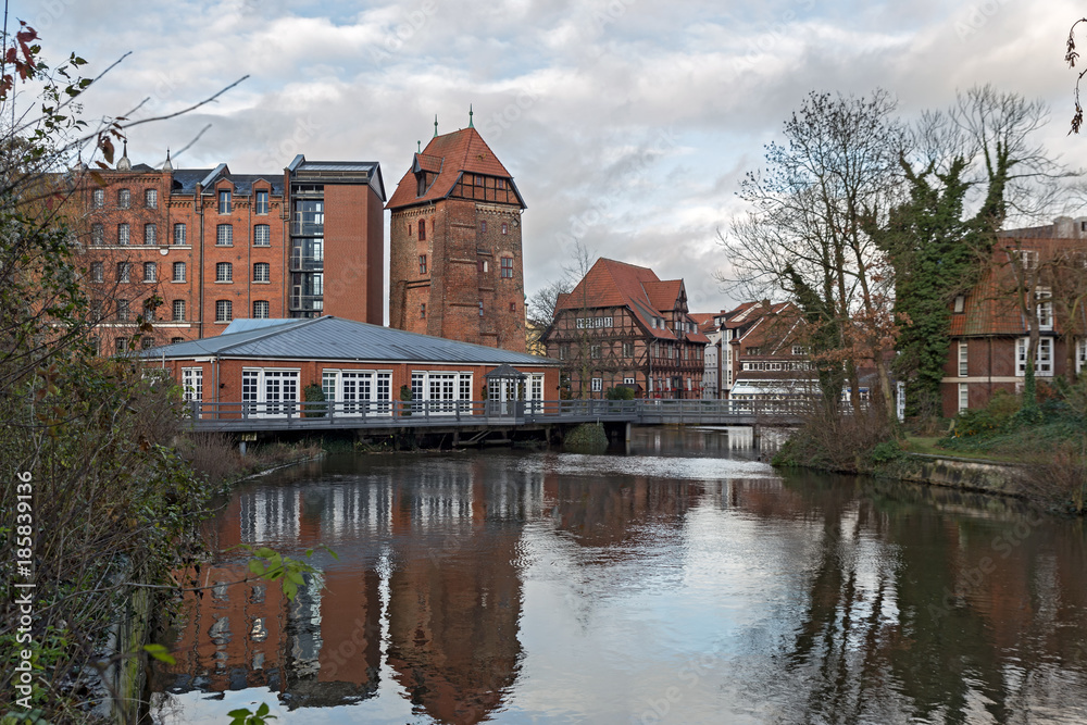 Lüneburg - Blick zur Abtsmühle