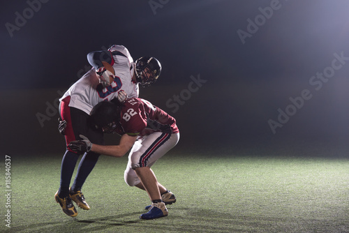 Fototapeta Naklejka Na Ścianę i Meble -  American football players in action