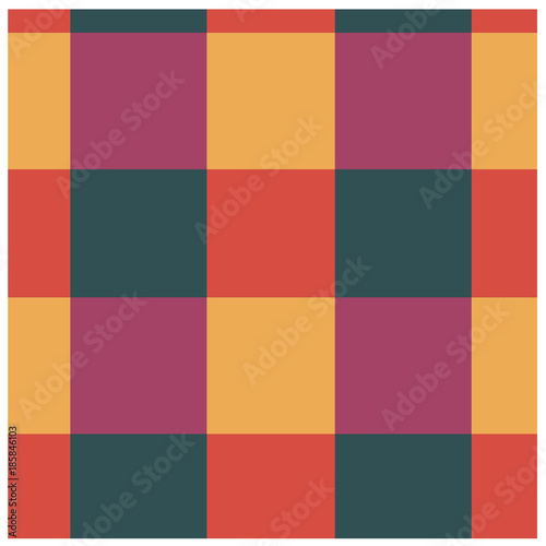 Simple color squares seamless pattern. Design for print, fabric, textile. Seamless wallpaper