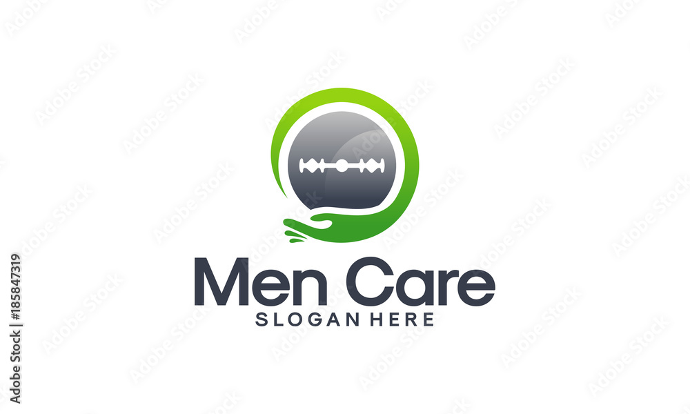 Men Care logo designs vector, Man Treatment logo template