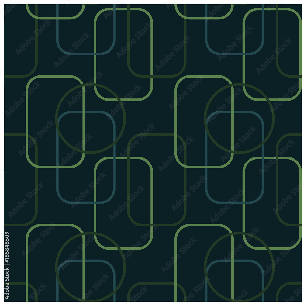 Lines geometric shapes seamless pattern. Design for print, fabric, textile. Seamless wallpaper