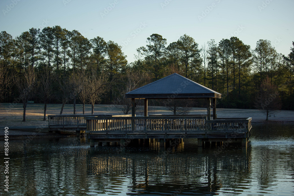 Sunrise on lake Sunrise on lake