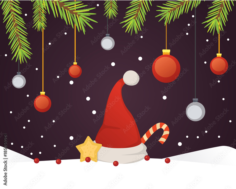 Φωτογραφία Christmas sale banner template with glitter balls ribbons and decoration