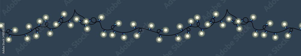 decorative light bulbs. seamless pattern