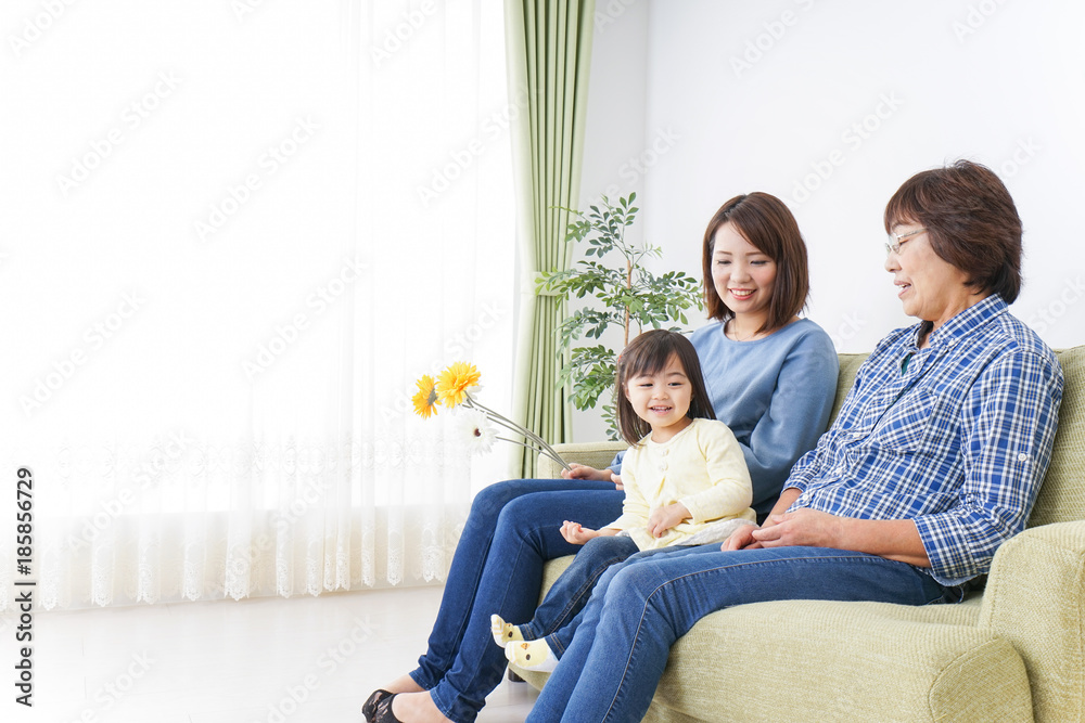 friendly female three generation friendly female three generation