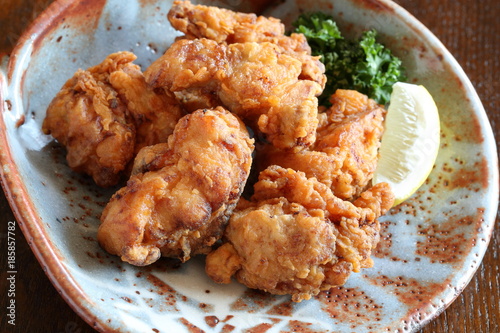 鶏のから揚げ Karaage,Fried chicken japanese style