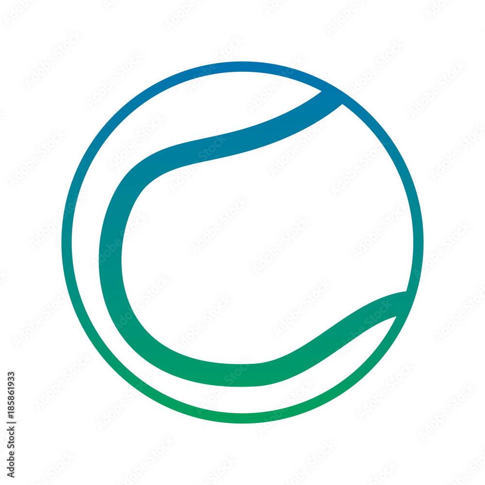 ball tennis sport equipment game icon vector illustration ball tennis sport equipment game icon vector illustration