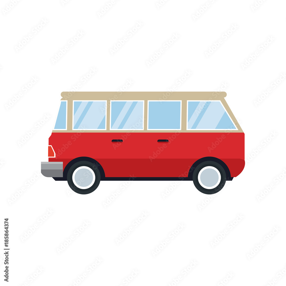 Vintage van vehicle icon vector illustration graphic design