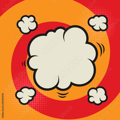 Abstract color cartoon comic background