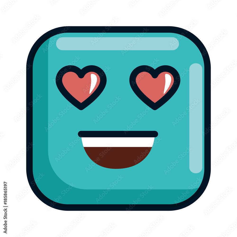 lovely face emoji character vector illustration design lovely face emoji character vector illustration design