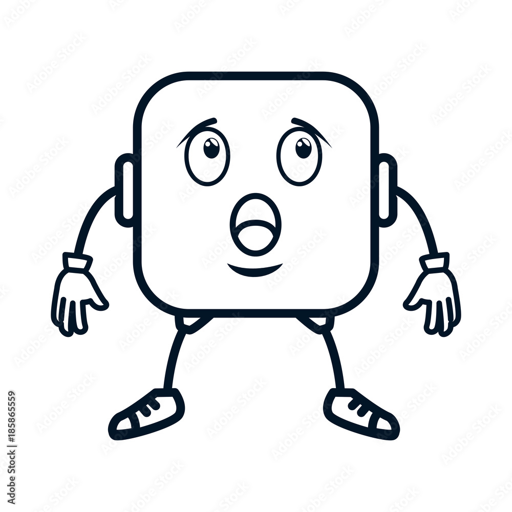 terrified face emoji character vector illustration design terrified face emoji character vector illustration design