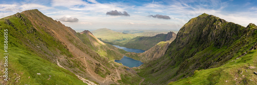 Fotografia View from the Llanberis Path, Snowdonia, Gwynedd, Wales, UK - looking northeast