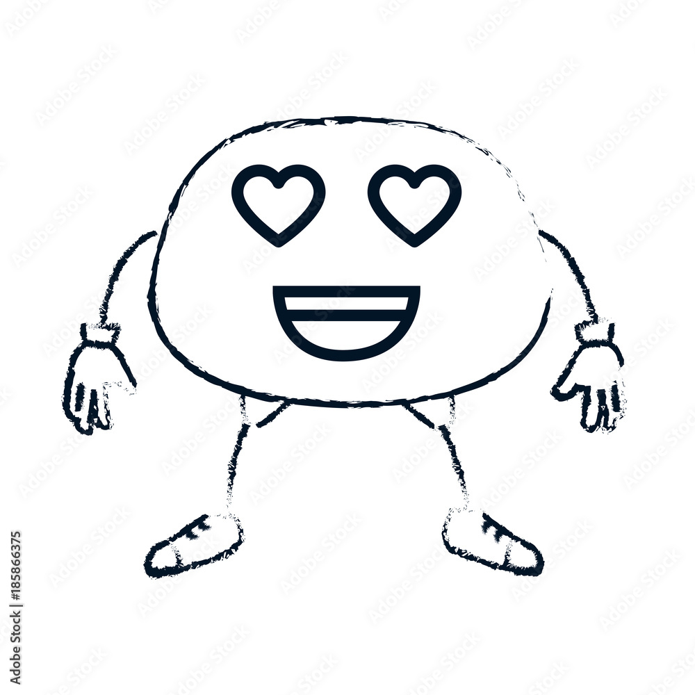 lovely face emoji character vector illustration design lovely face emoji character vector illustration design