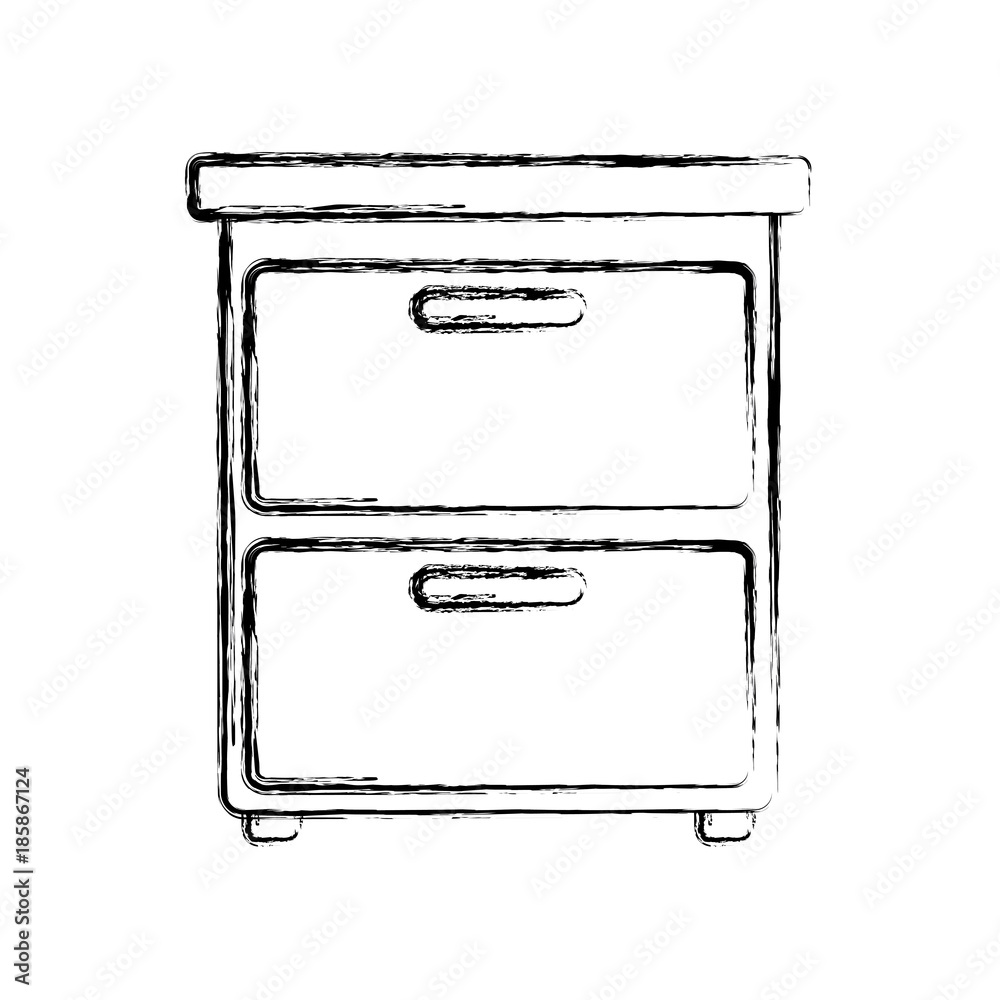 Office cabinet isolated icon vector illustration graphic design Office cabinet isolated icon vector illustration graphic design