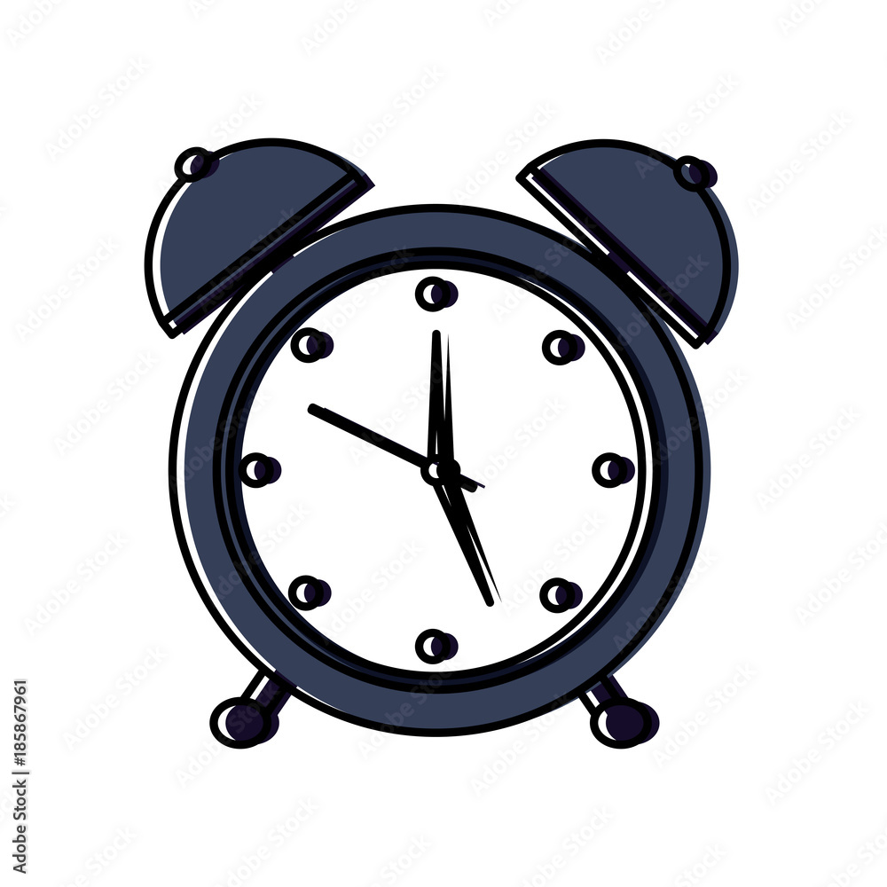clock alarm timer business icon vector illustration clock alarm timer business icon vector illustration